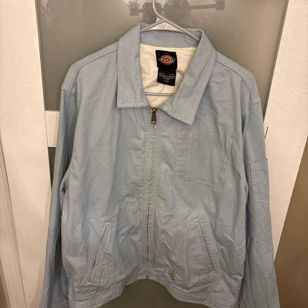 R2R Eisenhower Utility Jacket Dickies-Fog Blue Size Large